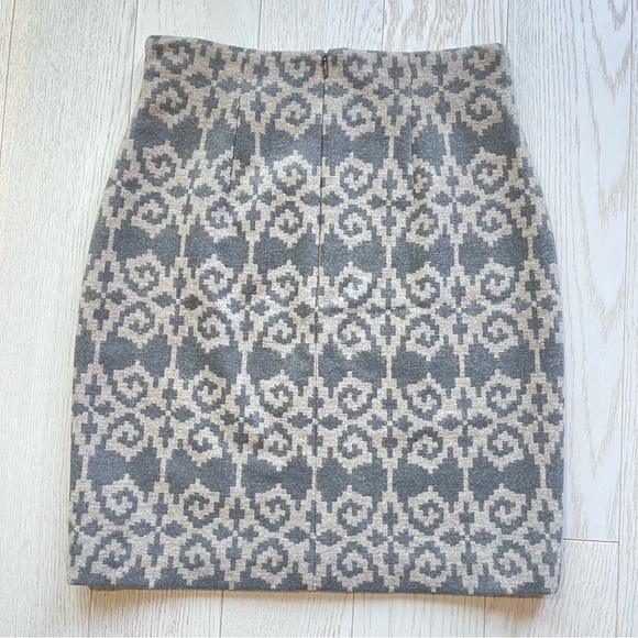 Pendleton the Portland collection 100% Virgin Wool Geometric Midi Pencil Skirt - Picture 5 of 14
